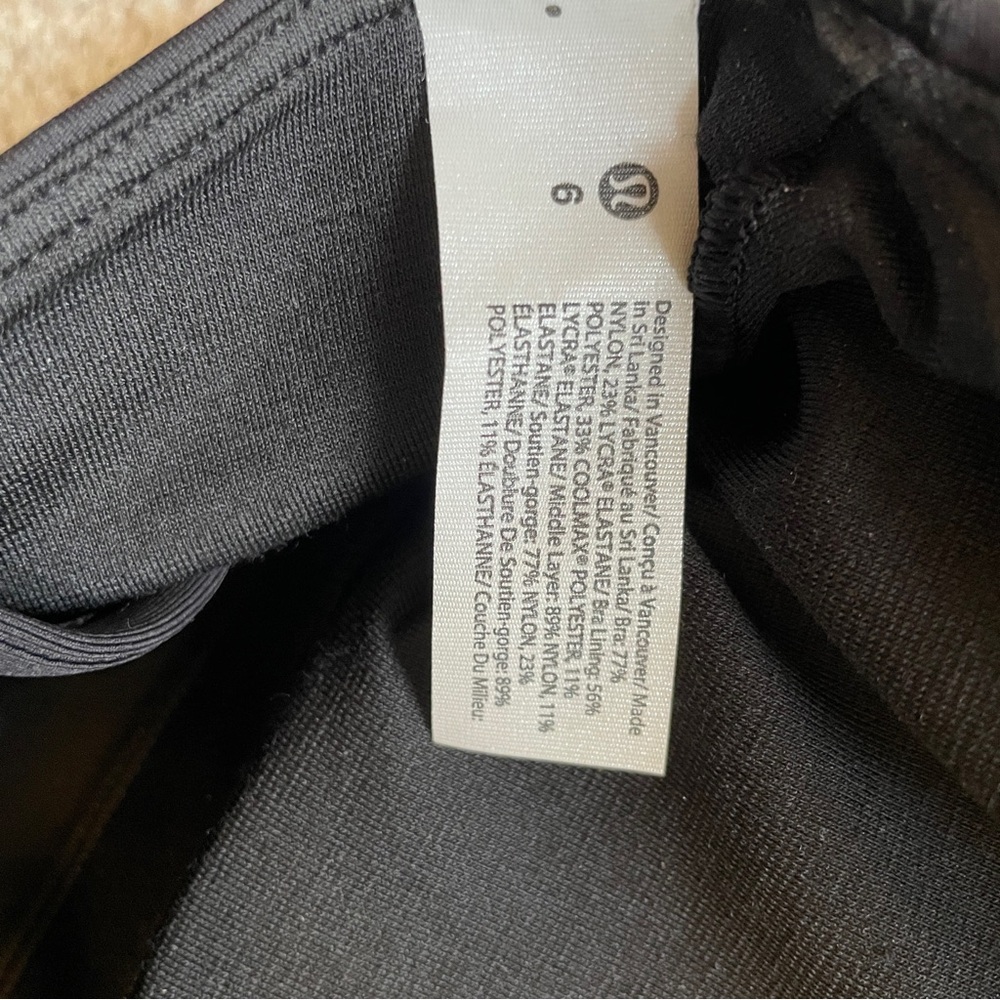 NWT - Size 6 - lululemon Energy Longline Bra - Reflective - Picture 4 of 4